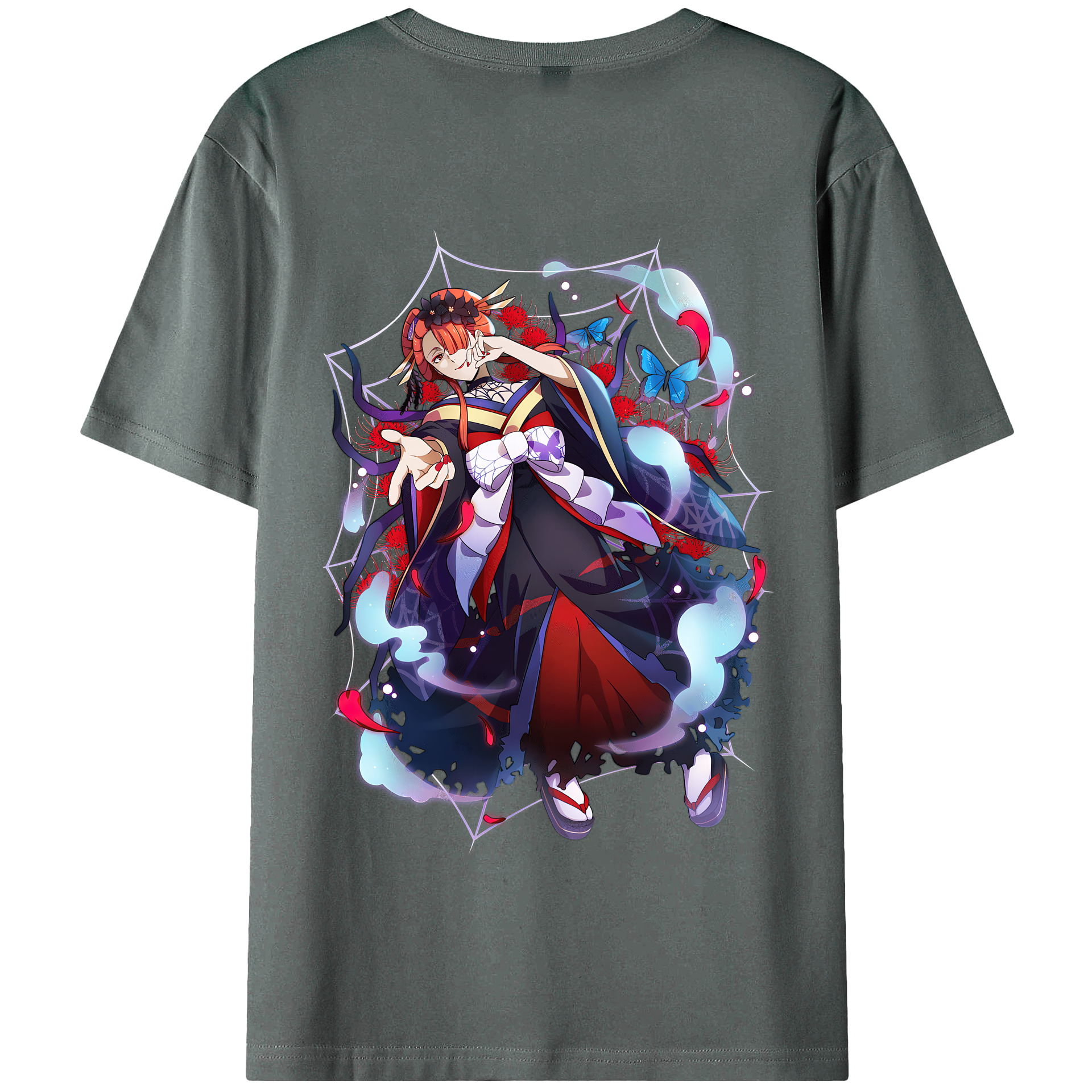 （画像用） 文豪ストレイドッグス Bungo Stray Dogs 綿100％半袖Tシャツ（背面プリント）